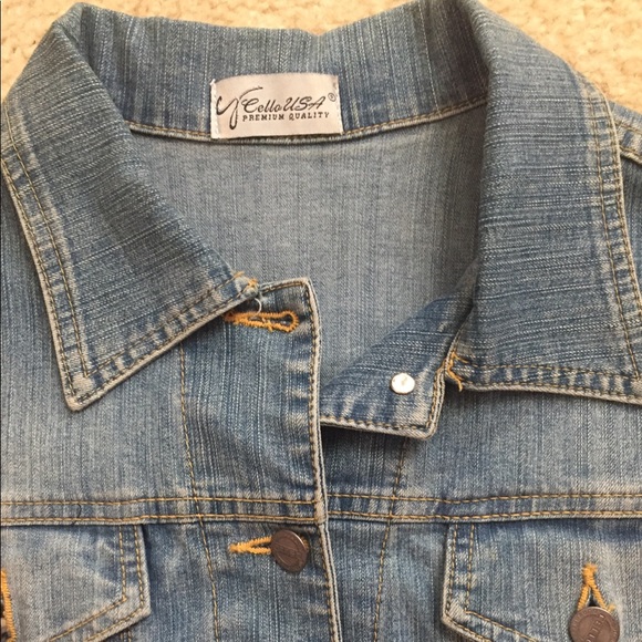 Cello Jackets & Blazers - Cello Demin Jacket